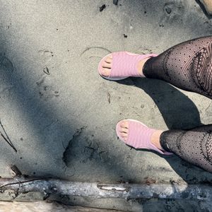 Writing your name in the sand!