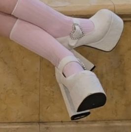 White eyelet dress shoes