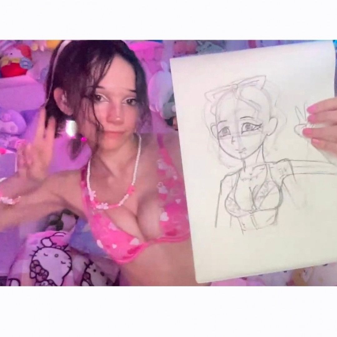 Manga Girl I Drew During Livestream