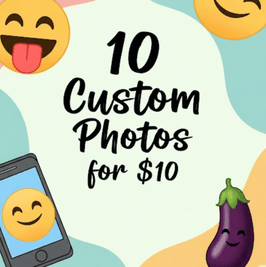 10 custom photos for 10 dollars