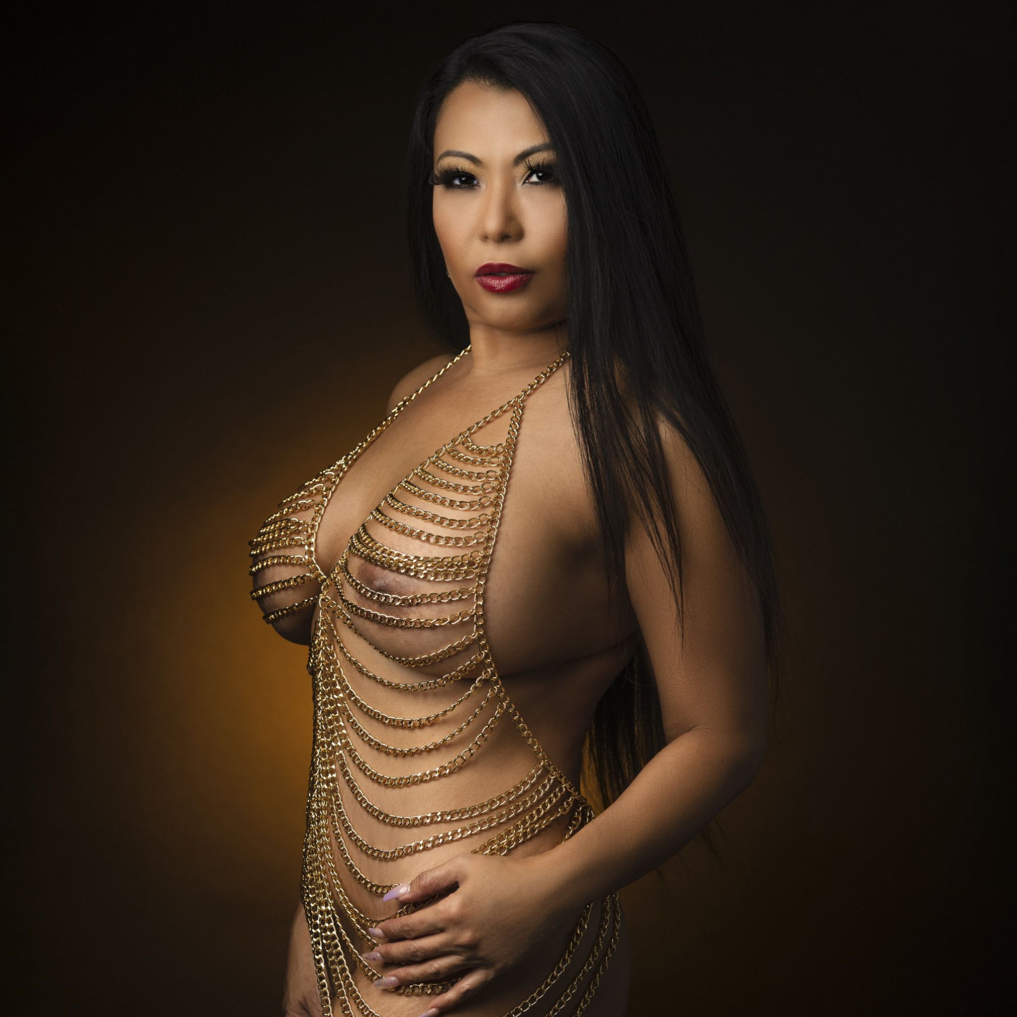 50th Birthday Gold Chains 8x10 Print