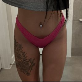 Pink soaked panties