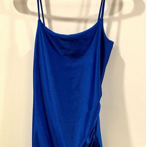 Royal blue dress