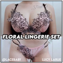 Floral Lingerie Set