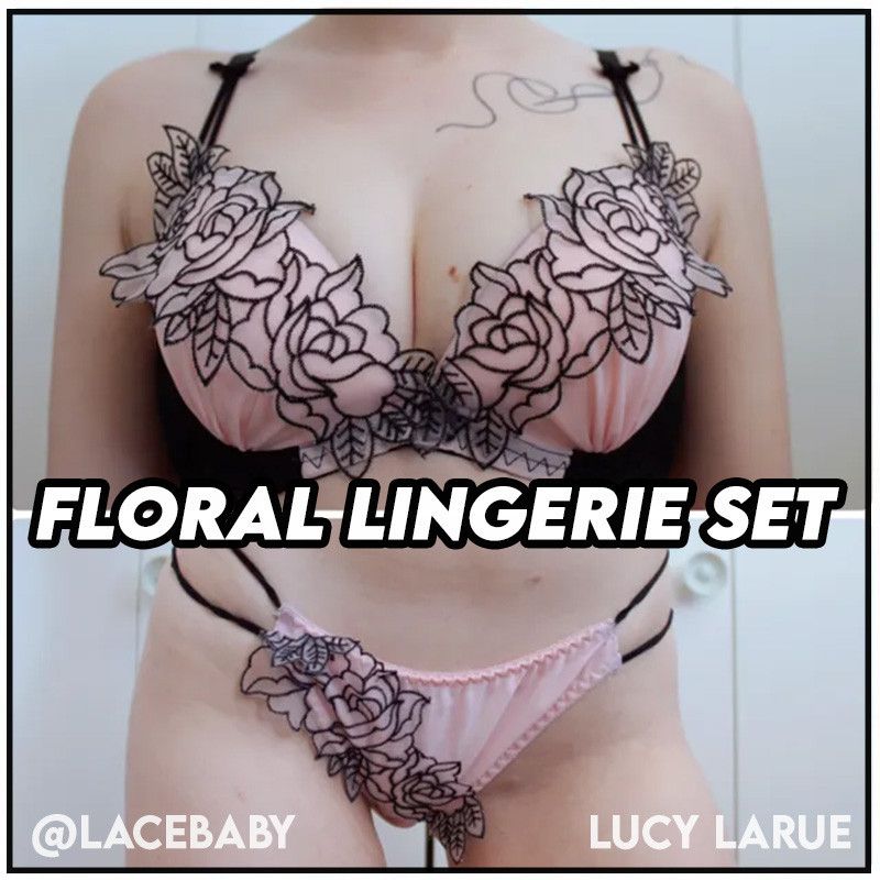 Floral Lingerie Set