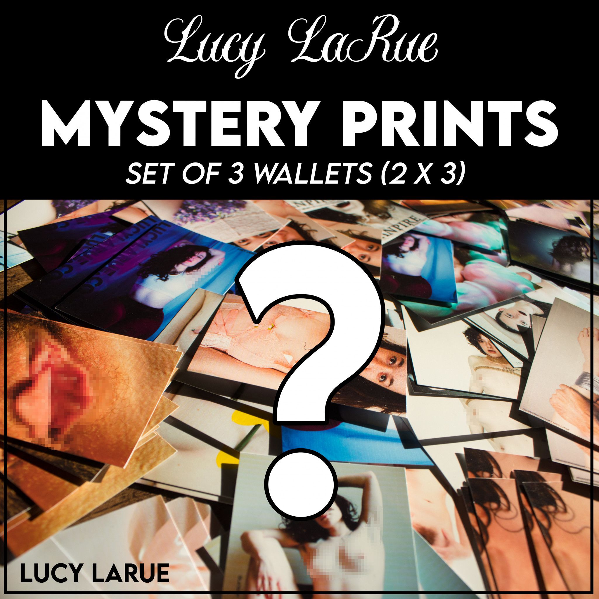 Mystery Prints Set of 3 Wallets