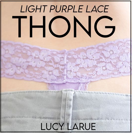 Light Purple Lace Thong