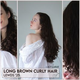Long Brown Curly Hair Lewds 25