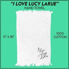 I Love Lucy LaRue Hand Towel
