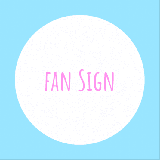 Fan sign