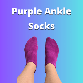 Purple Ankle Socks