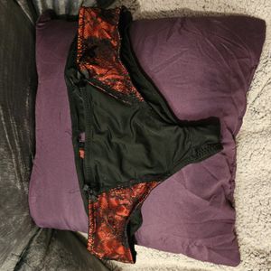 Black and red Panty worn