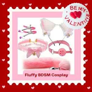 Gift Me Pink Fluffy BDSM Set