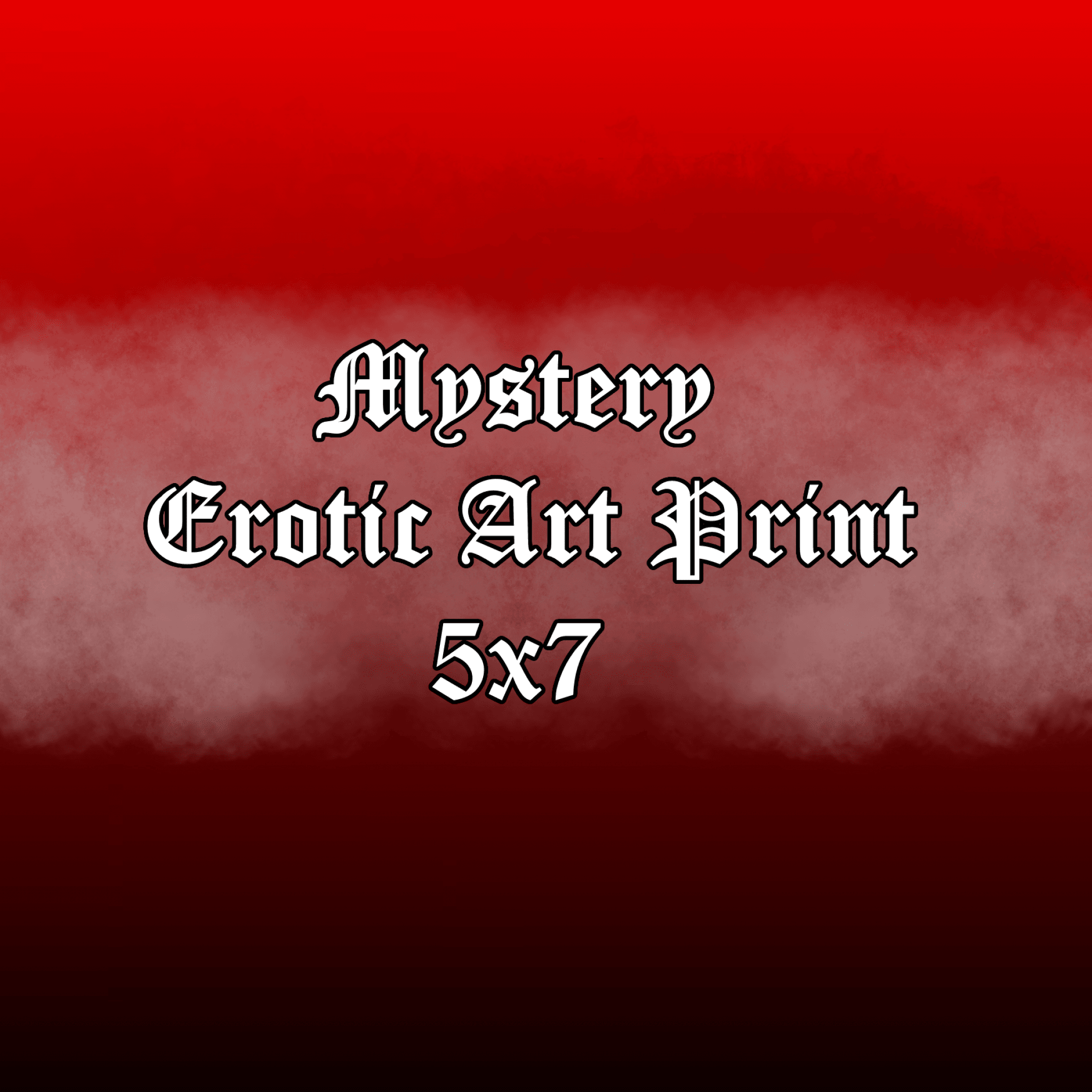 5x7 Mystery Erotic Art Print