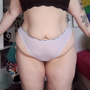 White Sporty Thong
