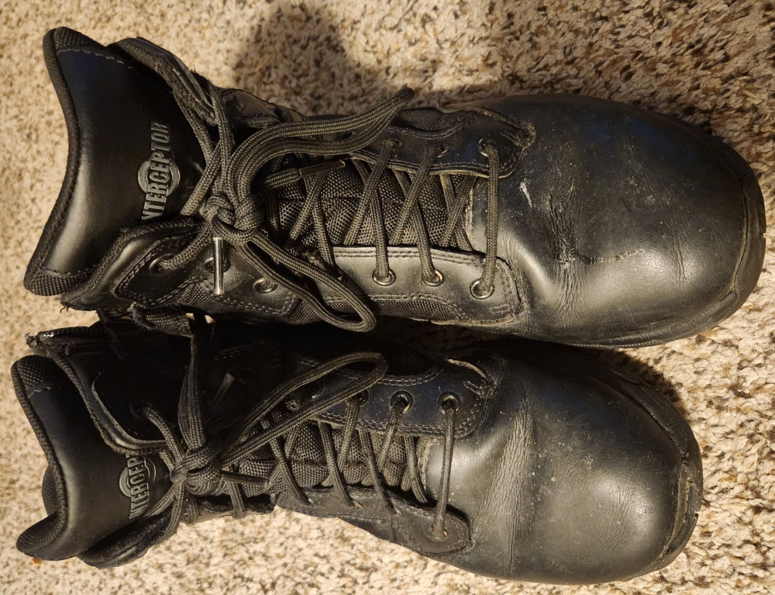 Old work boots