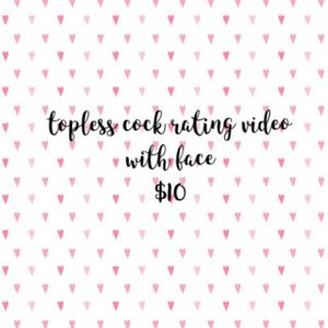 topless cock rating video with face