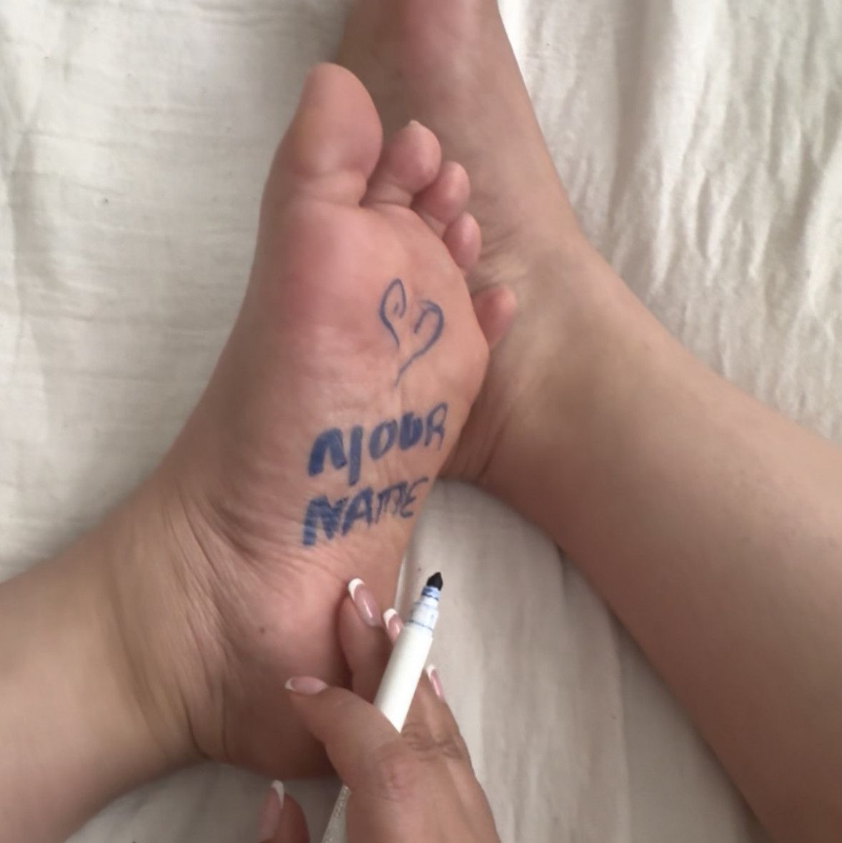 Your Name on my Foot