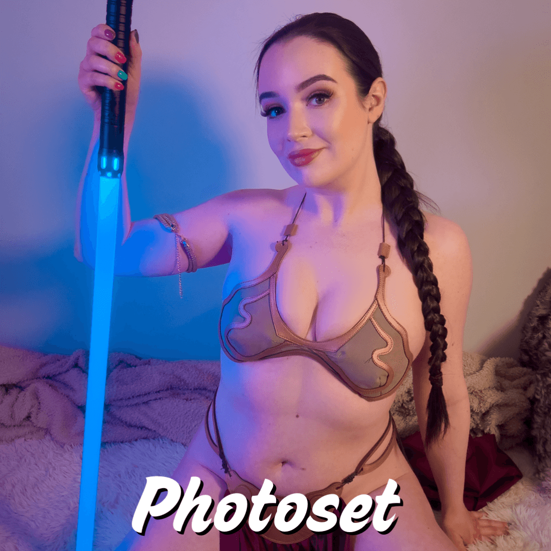 Princess Leia Gold Bikini XXX Star Wars Photoset