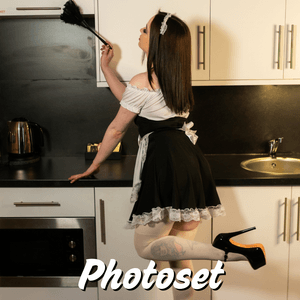 Sexy French Maid Costume Photoset