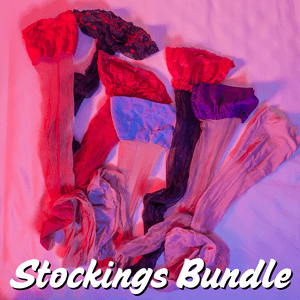 Mixed Bundle of 7 Nylon Stockings