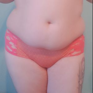 Torn Pink Silk Lace Panties