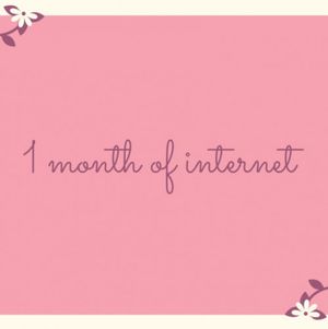 1 month of internet
