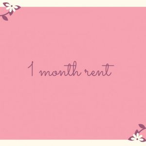 1 month rent