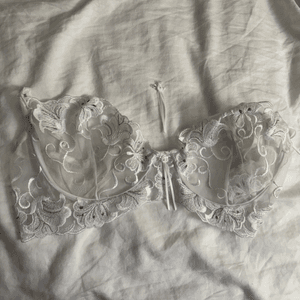 White Lace Bra