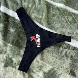 Fill me up used thong panty