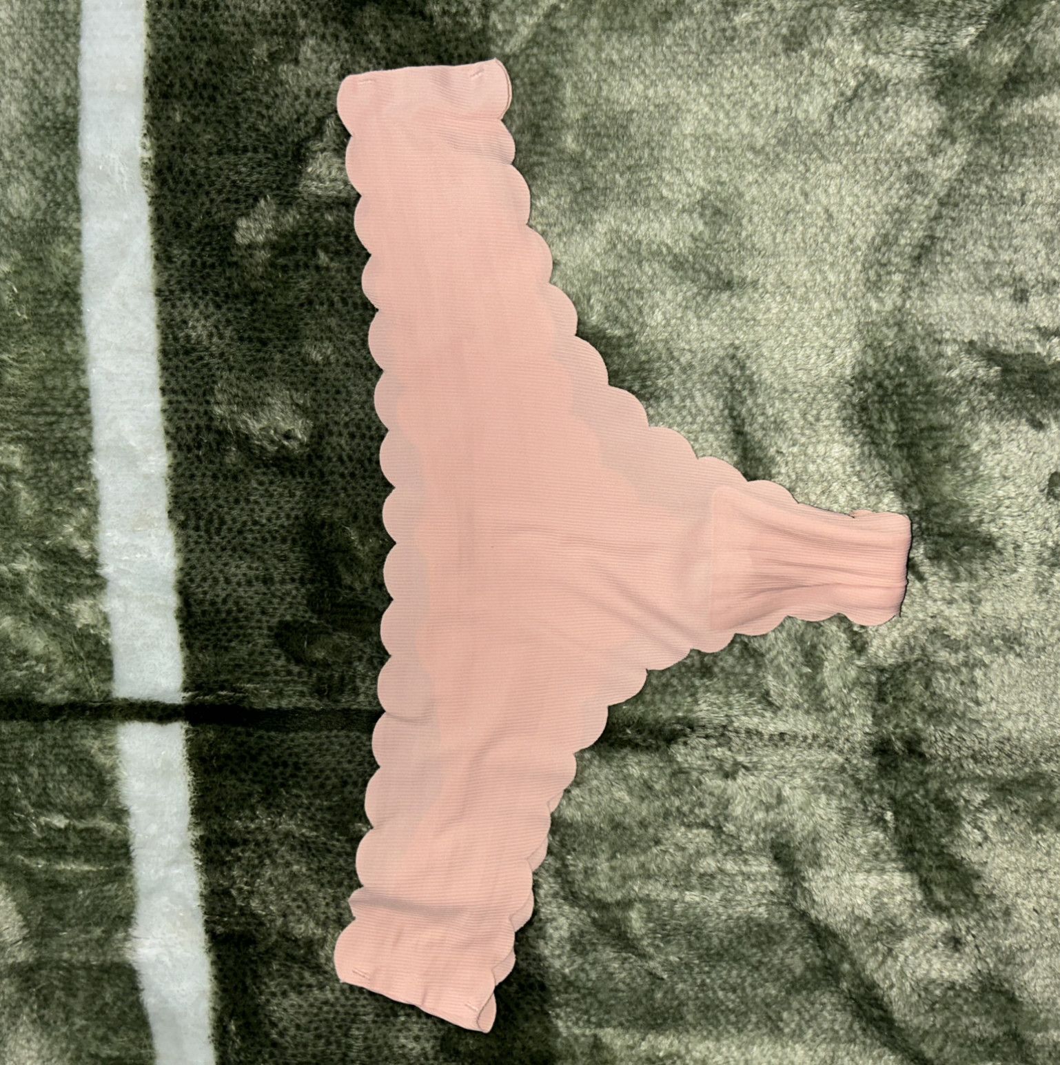 Cute used peach colored thong panty