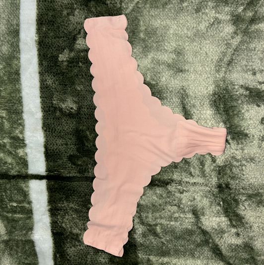 Cute used peach colored thong panty
