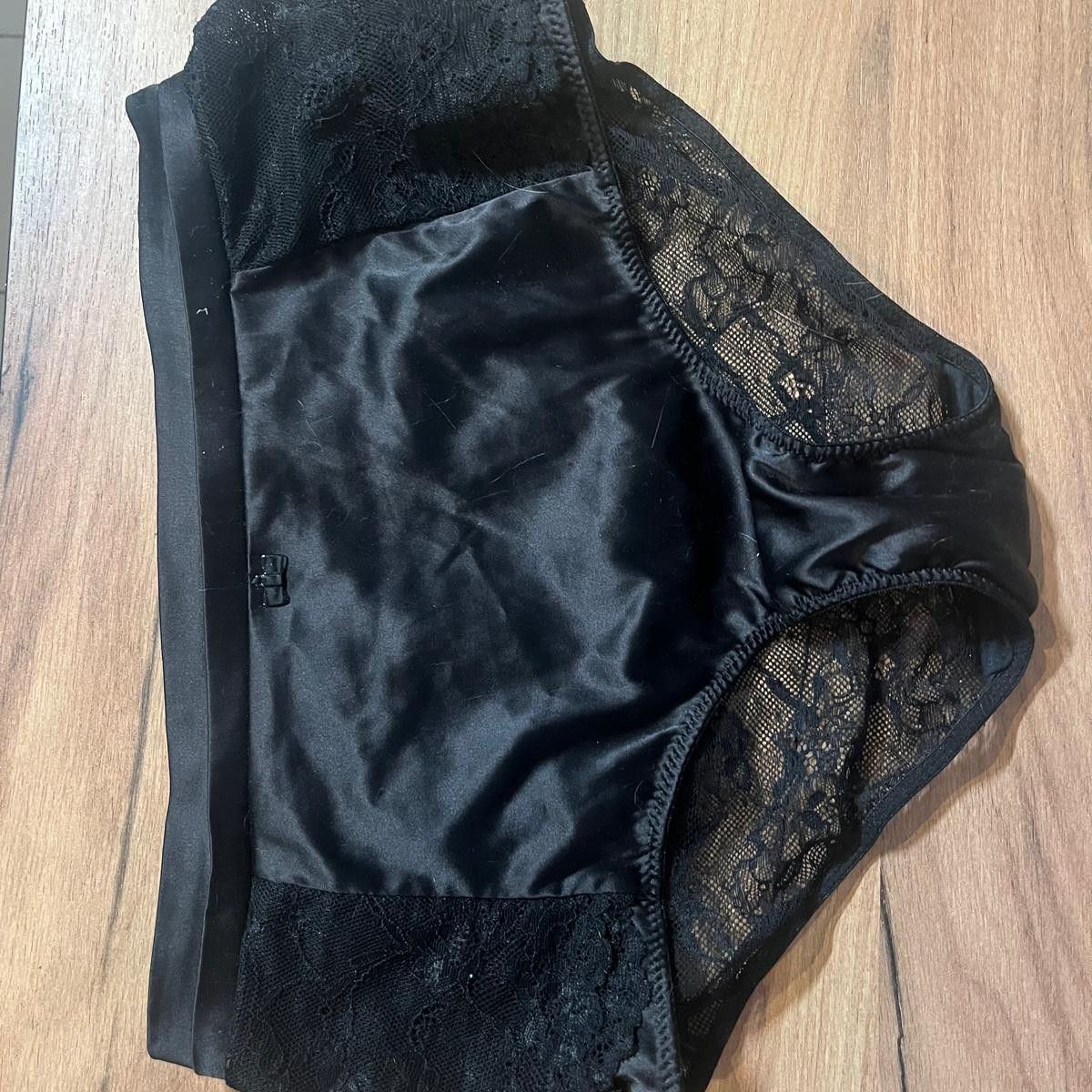 Black Lace Panties Worn for Two Days