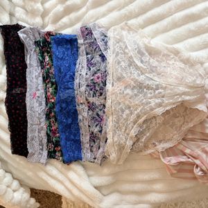 Victorias Secret Lace Cheekies Size Large