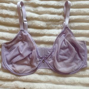 Purple Sheer Bra