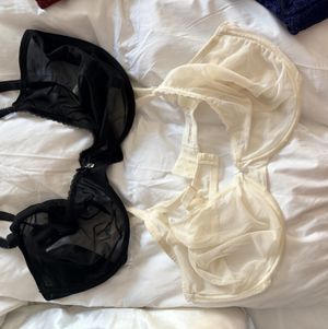 Sheer bras size 38DDD