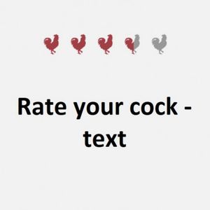 Text cock rating