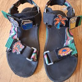 Well Worn Rider Sandals  3 Years of Sweat Soles Damage