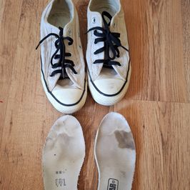 Worn Smelly Converse 10 Years of Sweat Dirt Damage