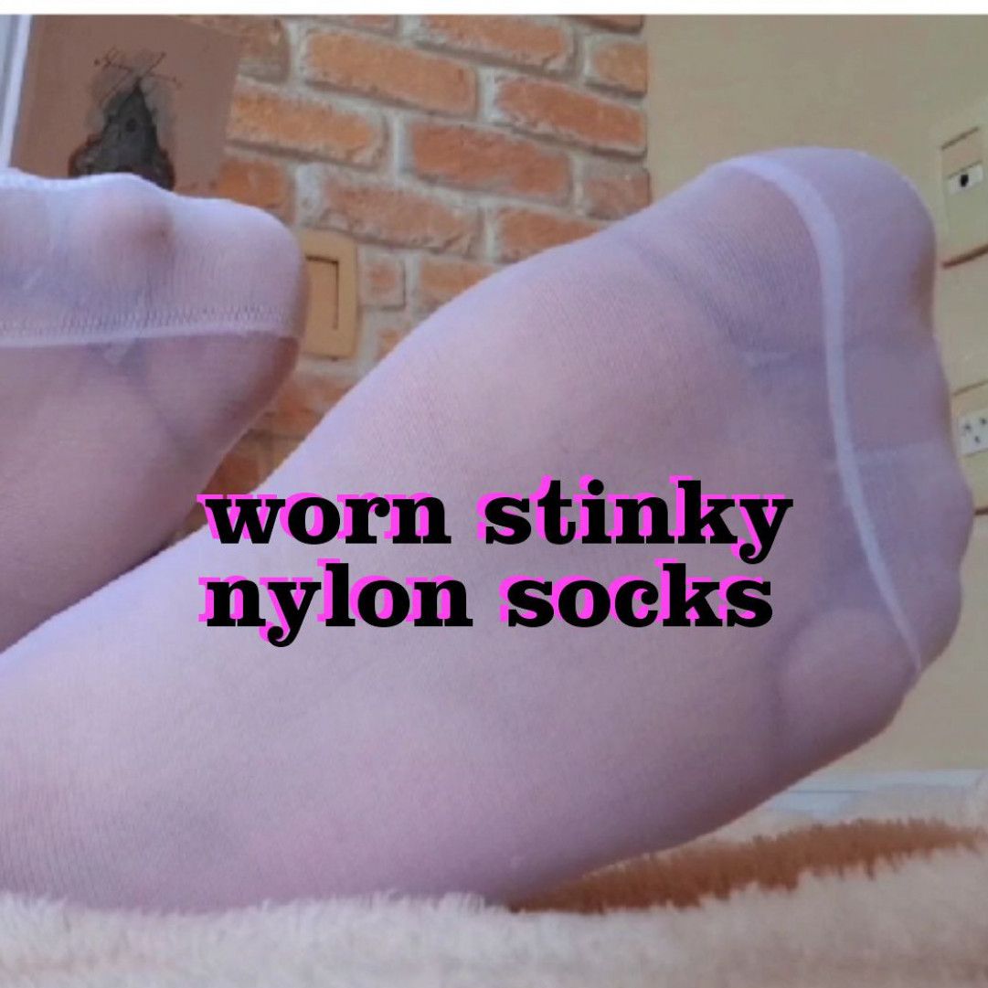 Worn Smelly Nylon Socks Up to 3 Days of Raw Scent