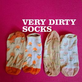 Very Dirty Socks  Worn Sweaty Stinking Just for You 1 PAIR