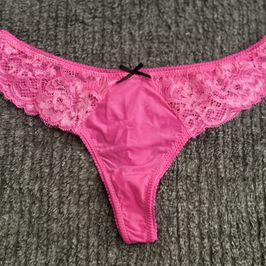 Lacy Pink Thong