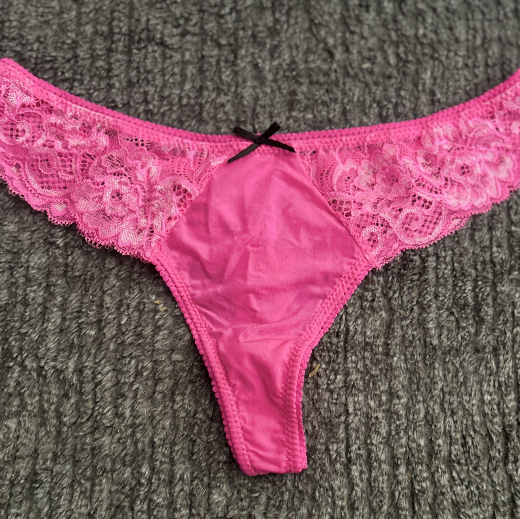 Lacy Pink Thong