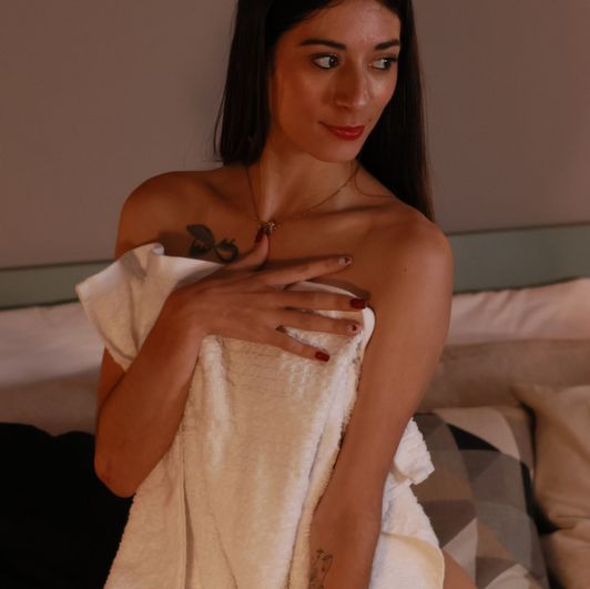 Imagine how you take me off the towel