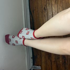 old blown out ankle socks
