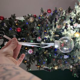 hand painted ornament