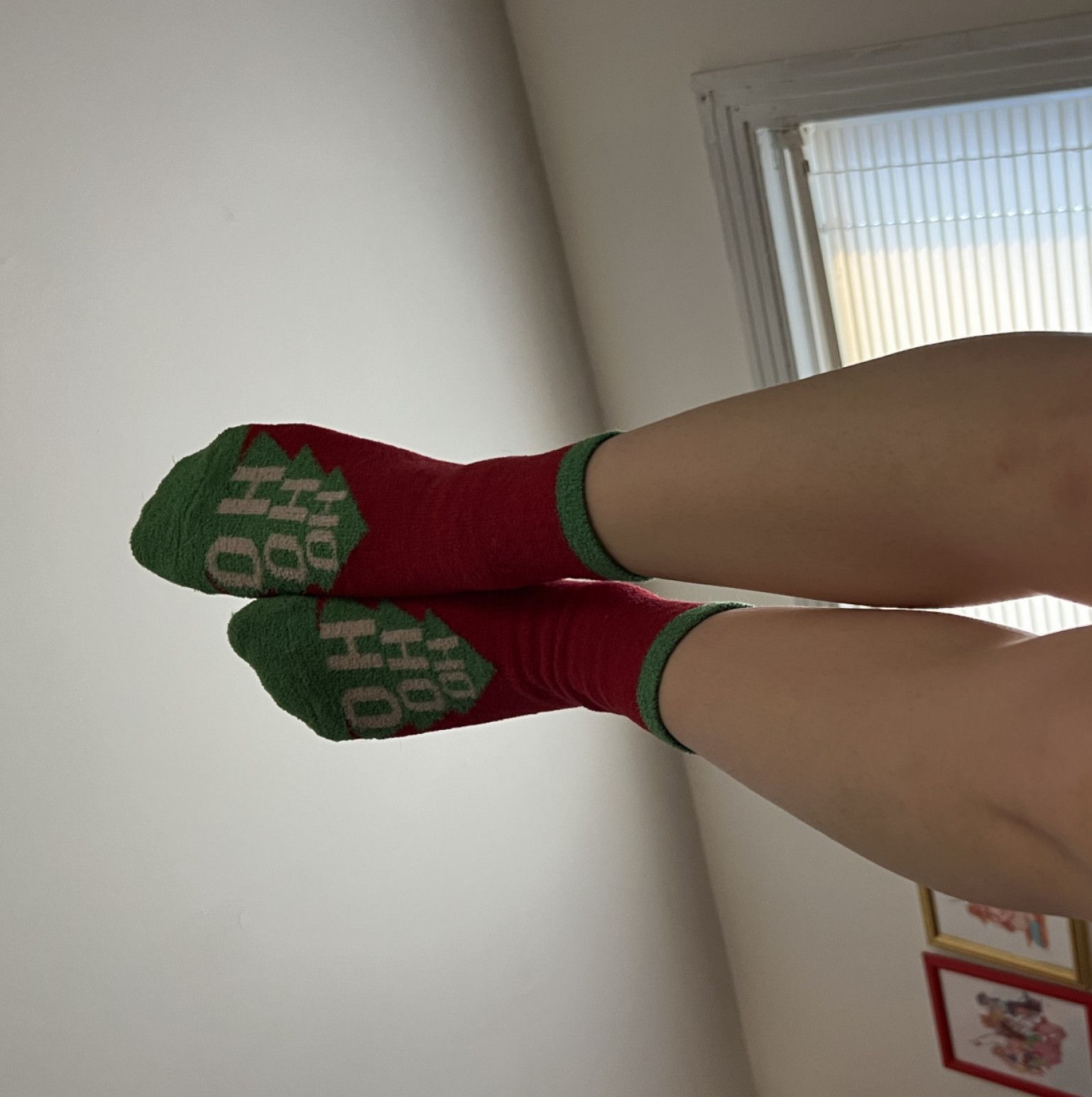 christmas fuzzy socks