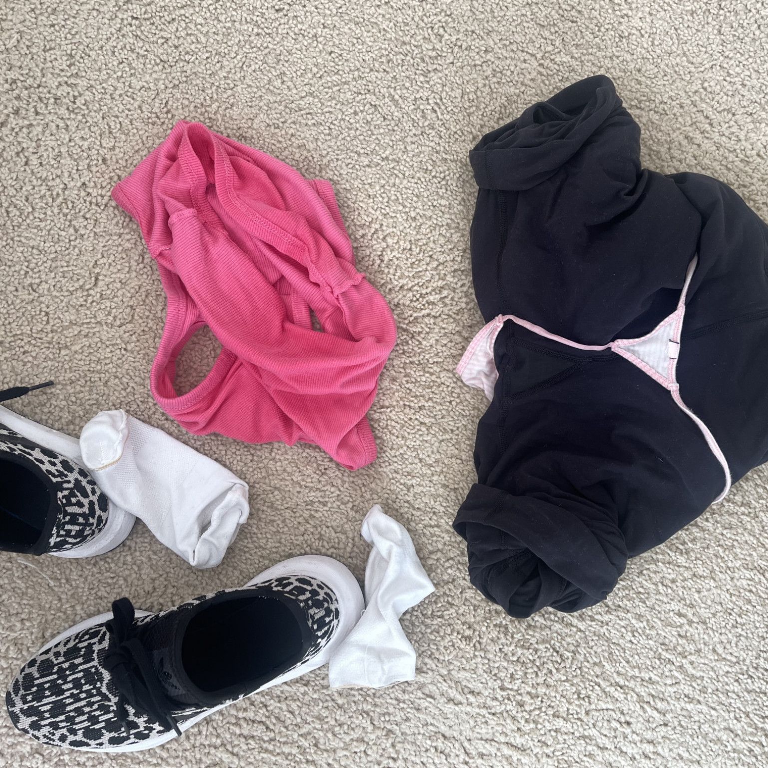 Sweaty ass gym thong