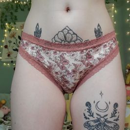 Pink Floral Panty