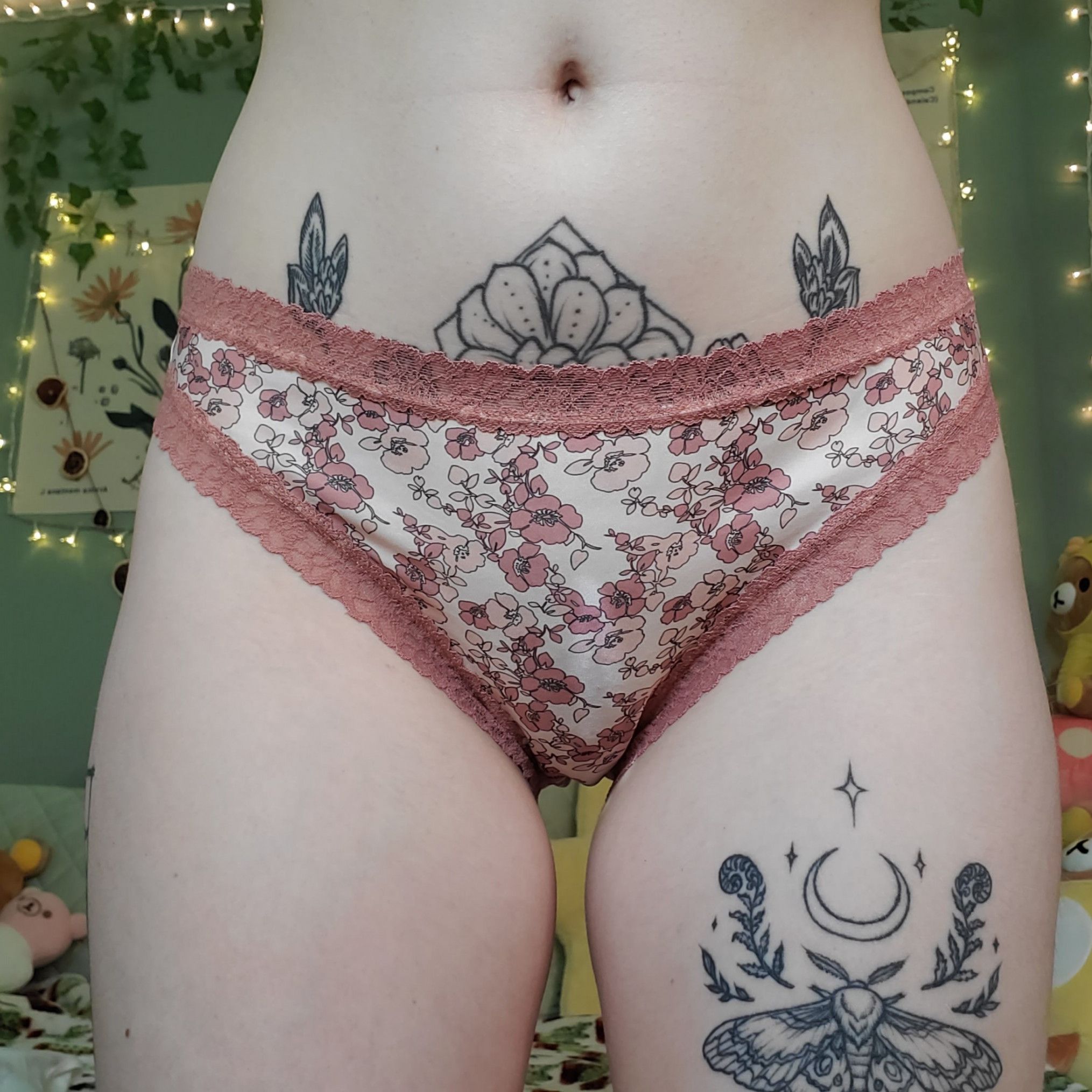 Pink Floral Panty
